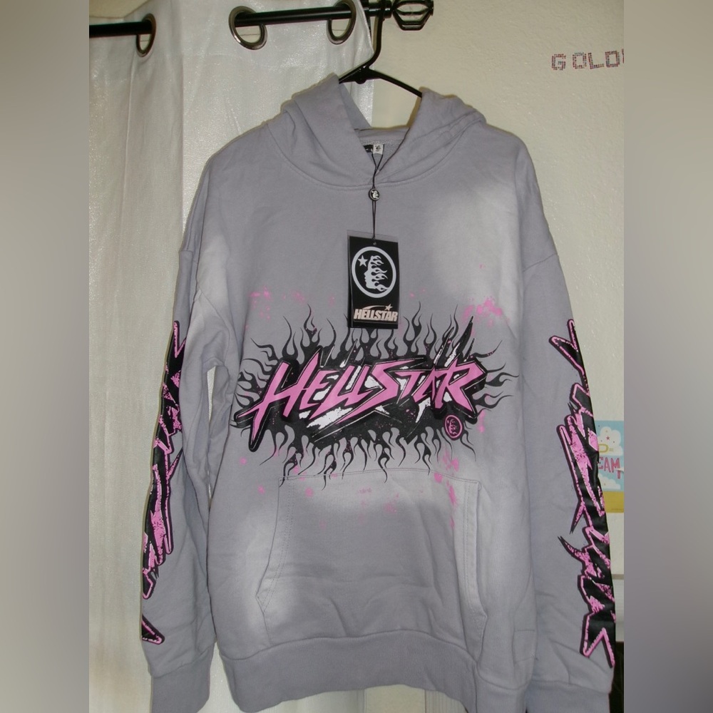 Hellstar, Medium, Gray & Pink